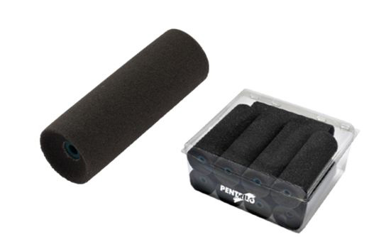 Preto Poro 0 45 13 cm Concavo Superfino (Pack 10 unid.)